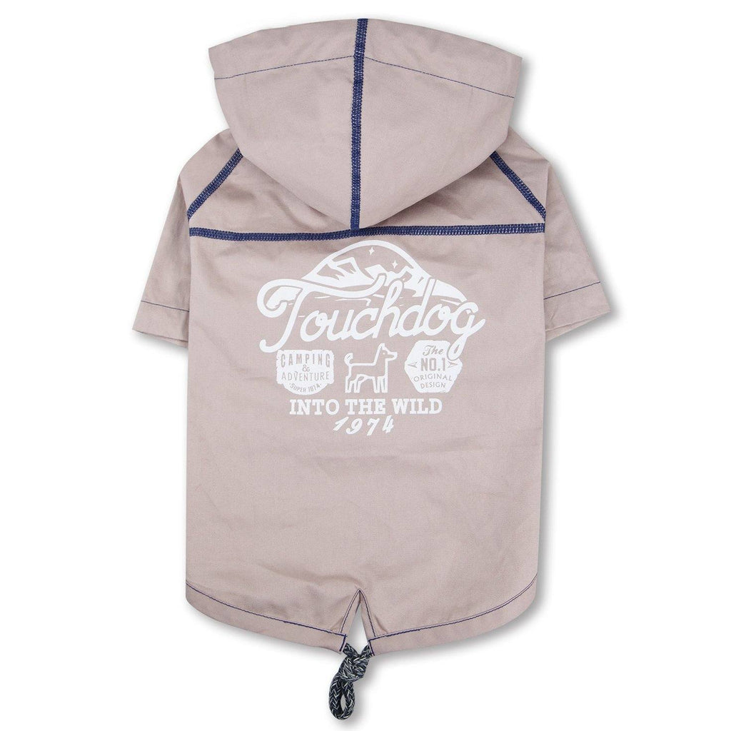 Chubasquero reversible Touchdog 'Cloudburst' para perros