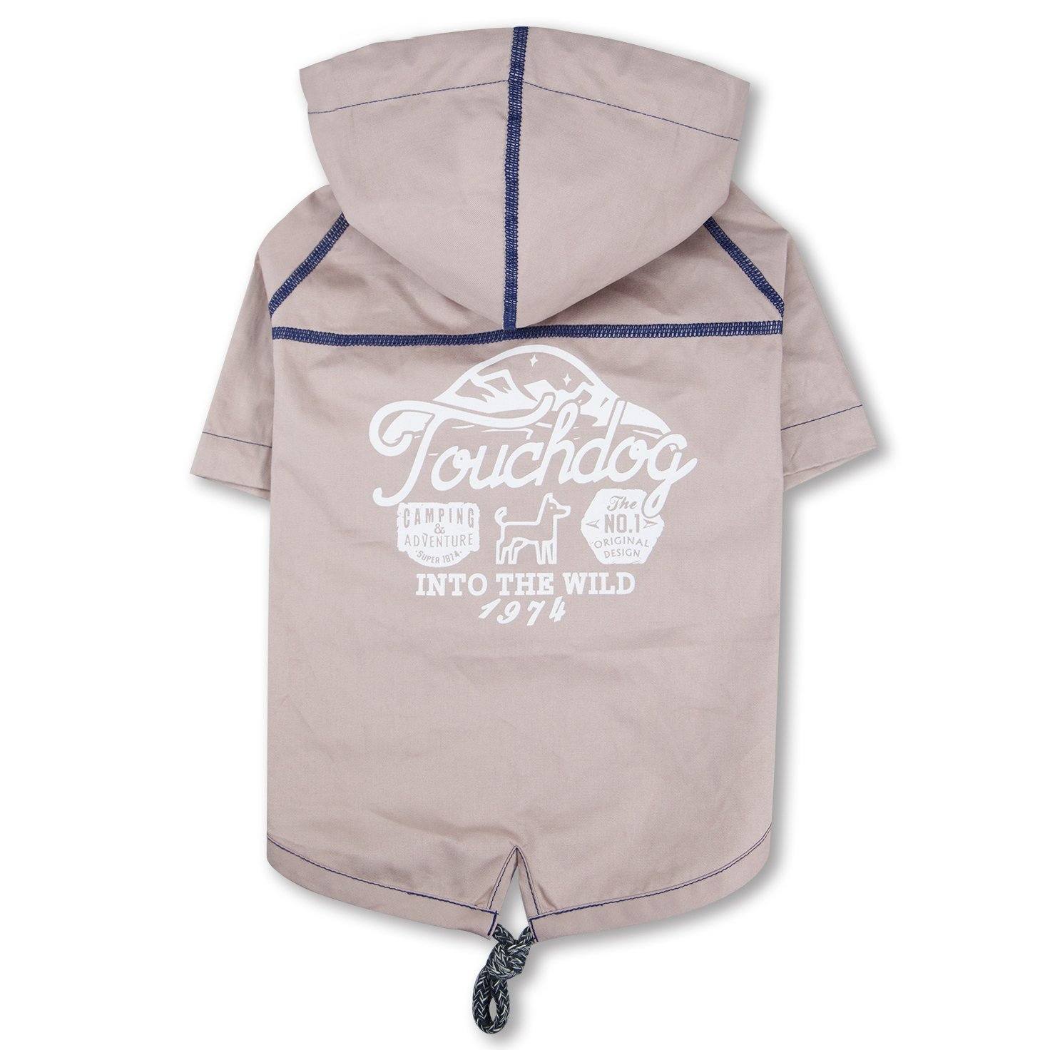 Chubasquero reversible Touchdog 'Cloudburst' para perros