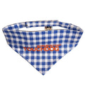 Bandana con cierre de velcro para mascotas Touchdog Designer - Azul