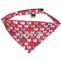 Pañuelo para mascotas Touchdog Designer con cierre de velcro - Rojo