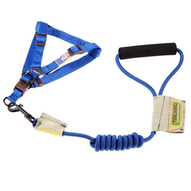 Touchdog Faded-Barker 2-in-1 Fashion Dog Leash and Harness