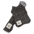 Chaqueta para perros Touchdog ® 2 en 1 con diseño de cuadros y tapete reversible a juego
