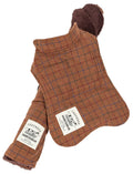 Chaqueta para perros Touchdog ® 2 en 1 con diseño de cuadros y tapete reversible a juego