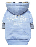 Touchdog ® Hampton Beach Ultra-Soft Blasted Cotton Hooded Dog Sweater