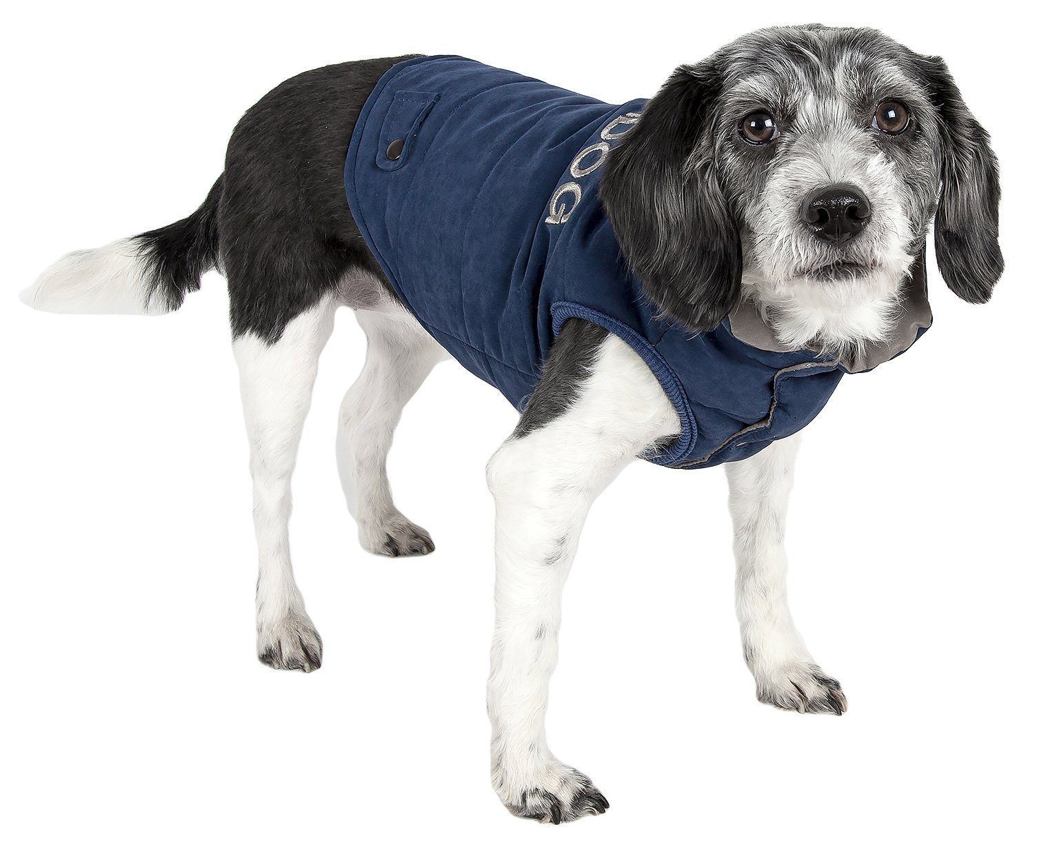 Touchdog ® Waggin Swag Ultra-Plush Insulated and Reversible Dog Coat