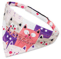 Bandana para perros con velcro y estampado de diseño de moda Touchdog® 'Head-Popper'