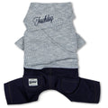 Conjunto de suéter para perro Touchdog Vogue con cuello envolvente y cuerpo completo